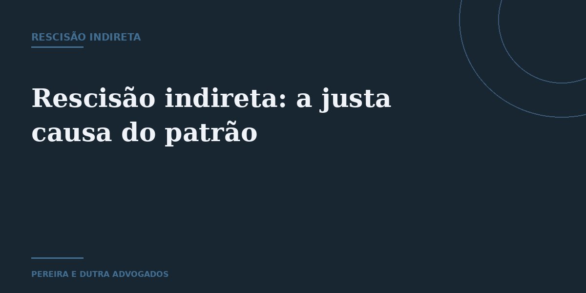 Rescisão indireta: a justa causa do patrão que tira o vigilante com todos os direitos